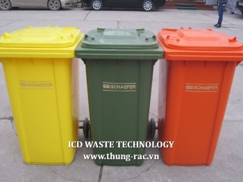 Cách phân biệt thùng rác nhựa SCHAEFER chính hãng và hàng giả thương hiệu