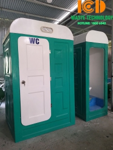Nhà vệ sinh có kết hợp nhà tắm di động chất liệu nhựa Composite